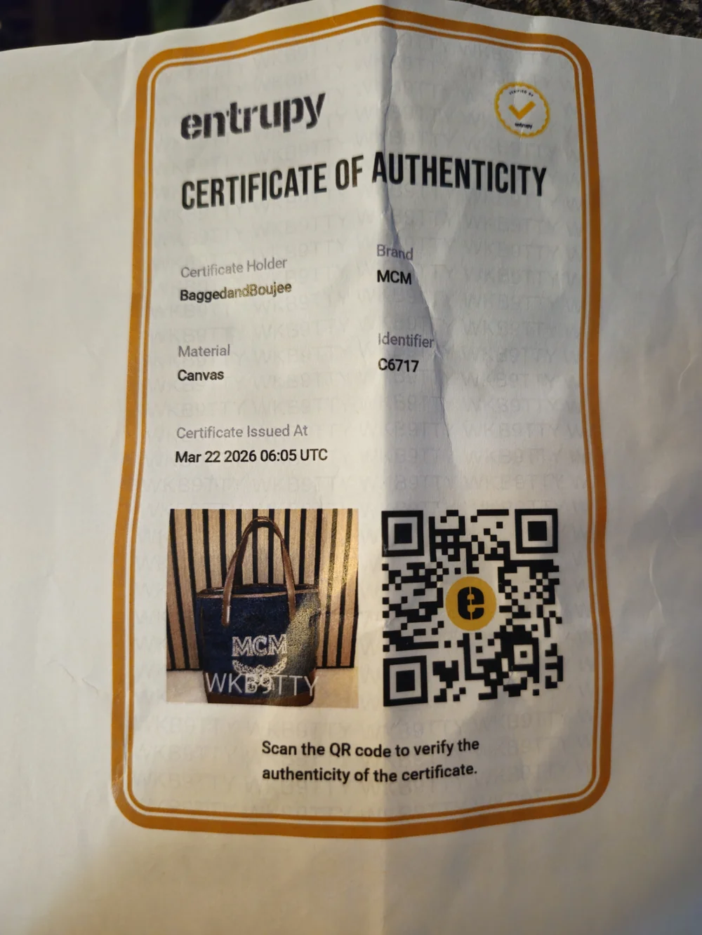 Authentic MCM DENIM Tote Bag - Picture 12 of 13